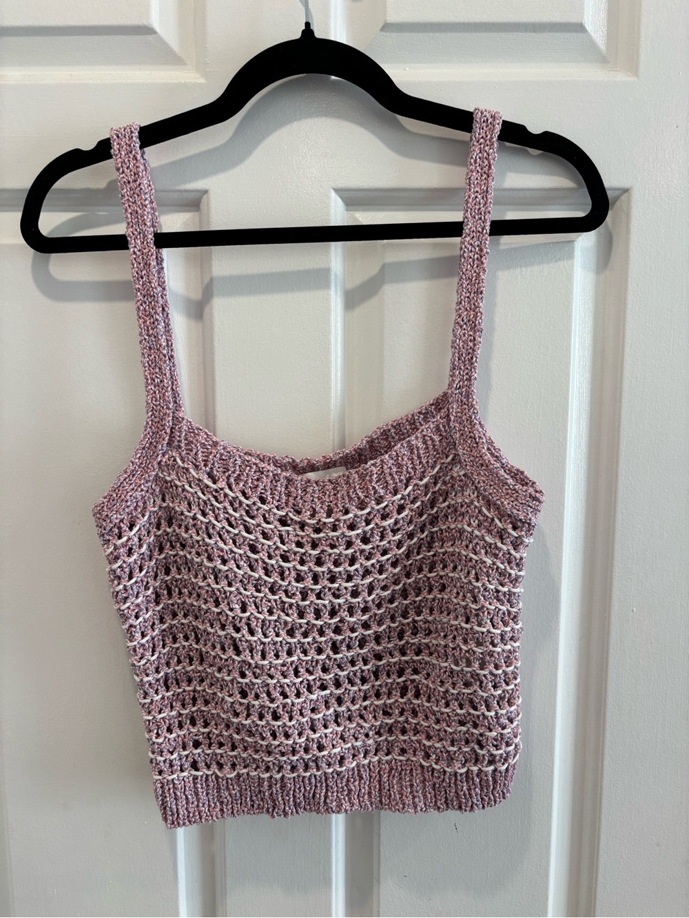 Bimba Y Lola Open-Knit Tank Top